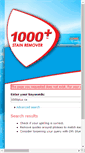 Mobile Screenshot of 1000plusstainremover.com